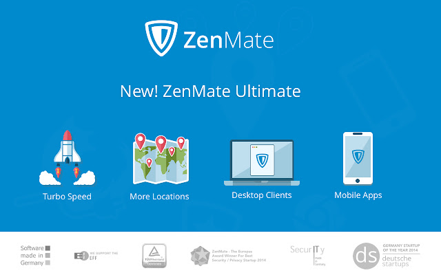 免费 VPN ZenMate - Free VPN Chrome 4