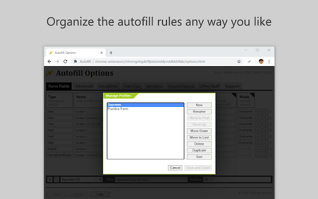 Autofill 4