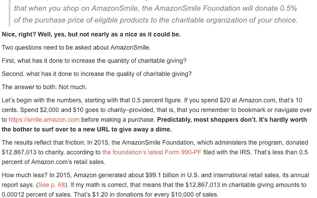 Make Amazon Smile 1